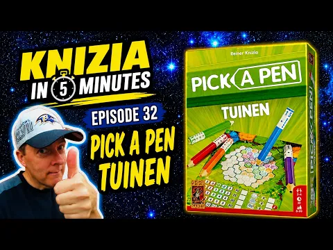 Knizia in 5 Minutes. 32 Pick A Pen Tuinen.