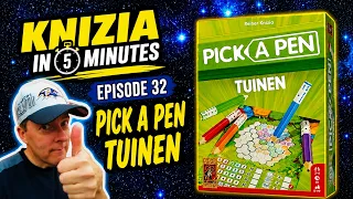 Knizia in 5 Minutes. 32 Pick A Pen Tuinen.