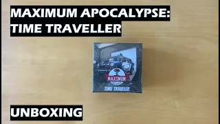 Unboxing Maximum Apocalypse Time Traveller expansion board game