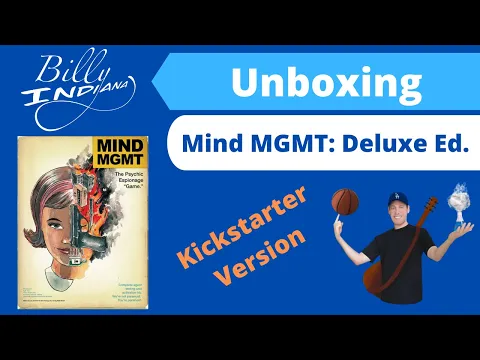 Mind MGMT: Deluxe Edition Kickstarter Board Game Unboxing (based on the hit comic book series)