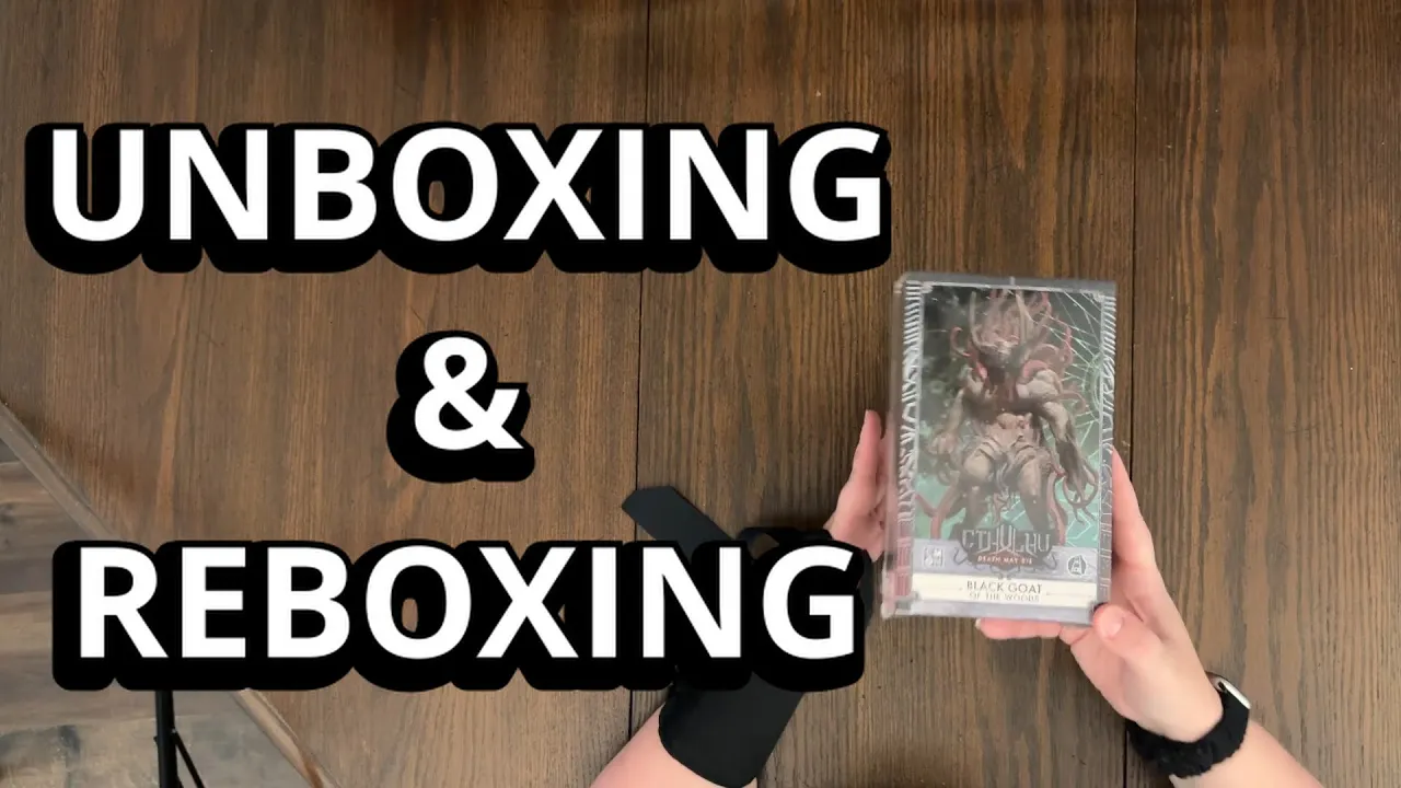Elder One Box Expansion: Black Goat of the Woods for Cthulhu Death May Die - Board Game Unboxing