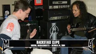 Metallica: Backstage Clips (Boston, MA - October 24, 2004)