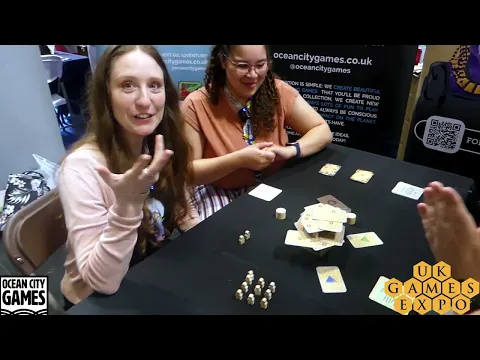 Build your temple to the god Ra. This cooperative dexterity game will keep you smiling.