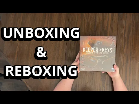 Viscounts of the West Kingdom Keeper of Keys Expansion - What's Inside the box? Unboxing & Reboxing