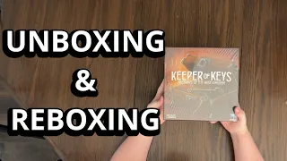 Viscounts of the West Kingdom Keeper of Keys Expansion - What's Inside the box? Unboxing & Reboxing