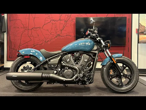 2026 Indian Motorcycle Scout Sixty Bobber Lt, Storm Blue, 49st Thumbnail alt
