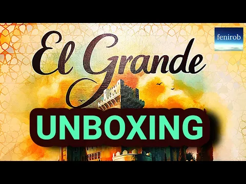 El Grande Board Game (2023 Edition ) | Unboxing (No Talking)