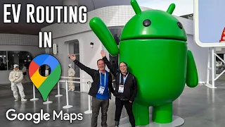 Google Maps EV Route Planning demo at CES!