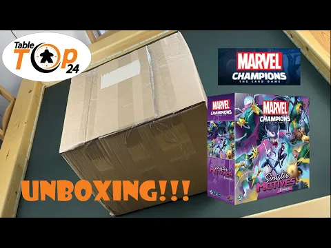 Tabletop24 - Marvel Champions Sinister Motives Unboxing