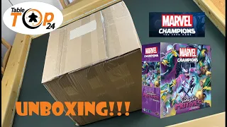 Tabletop24 - Marvel Champions Sinister Motives Unboxing