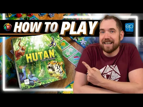 How to Play HUTAN: Life in the Rainforest | Board Game Tutorial - Includes SOLO