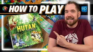 How to Play HUTAN: Life in the Rainforest | Board Game Tutorial - Includes SOLO