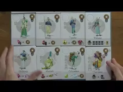 Tokaido - Personajes (Grupo 1)