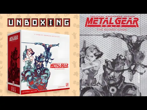 UNBOXING Metal Gear Solid the Board Game Integral Edition
