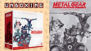 UNBOXING Metal Gear Solid the Board Game Integral Edition