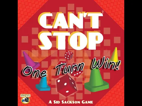 Can't Stop - One Turn Win!
