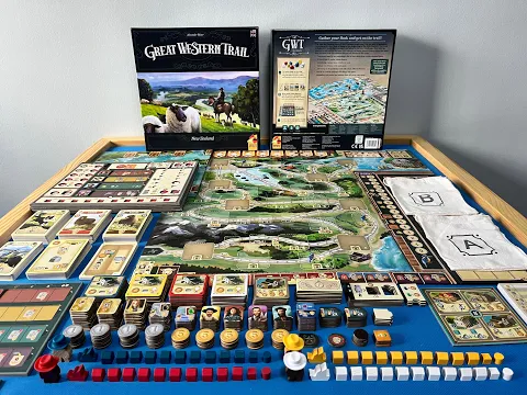 Great Western Trail New Zealand Board Game (Silent Unboxing)