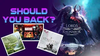 Should You Back Lords Of Ragnarok, Marvel Dice Throne, Senjutsu or Mythwind?
