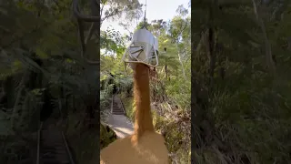 Helicopter Dropping Gravel! 🚁 #helicopter #gravel #aircraft