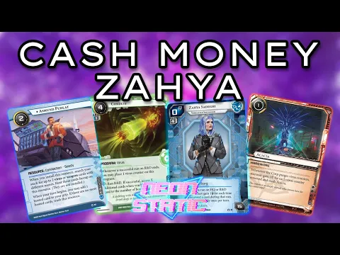 Netrunner - Cash Money Zahya - LIVE IRL Games
