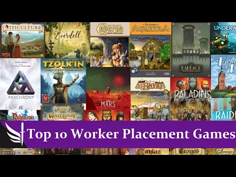 Top 10 Worker Placement Games 2023