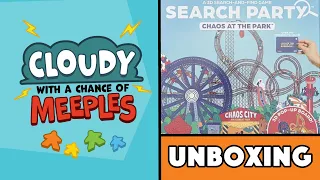 Search Party: Chaos at the Park Unboxing - Cloudy with a Chance of Meeples