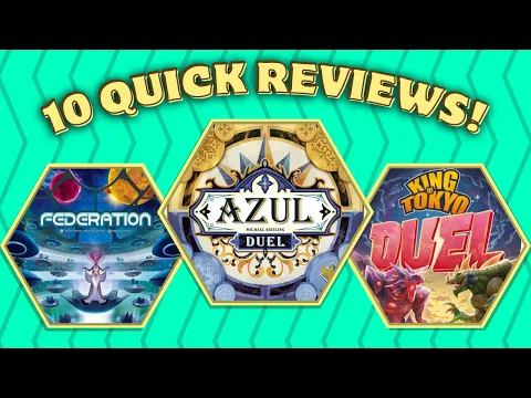 10 Quick Reviews! (RANKING)