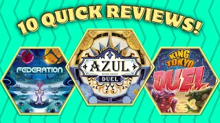 10 Quick Reviews! (RANKING)