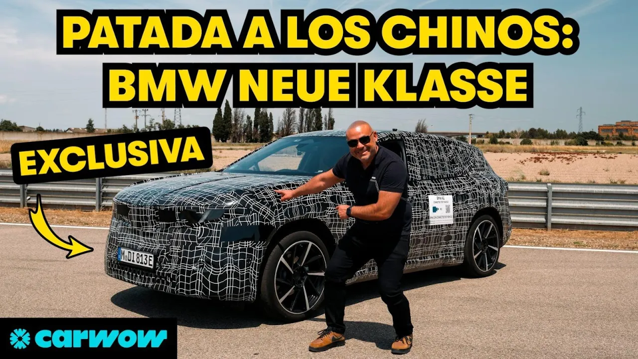 SI MEZCLAS UN TESLA CON UN PORSCHE SALE ESTA BARBARIDAD DE BMW: ASÍ ES LA NEUE KLASSE (+800 KM)