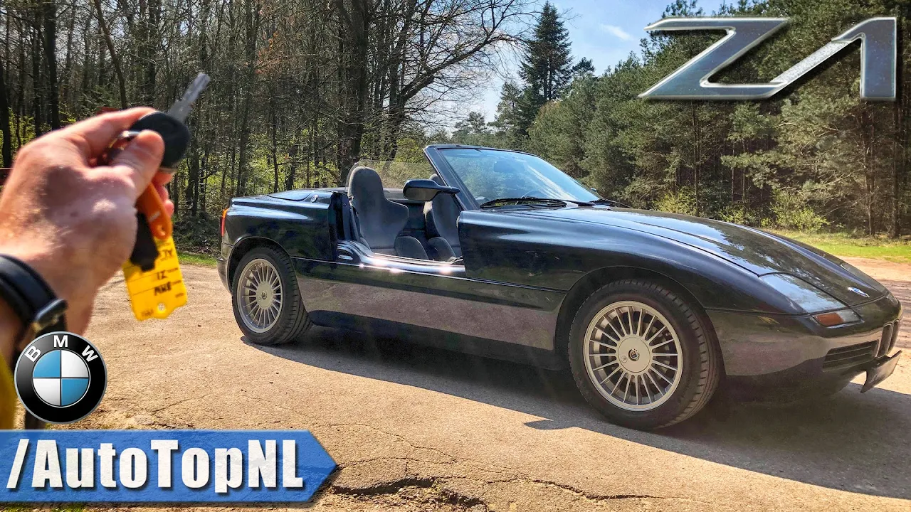 1991 BMW Z1 Roadster REVIEW POV Test Drive by AutoTopNL