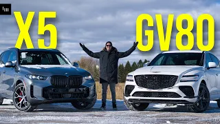 2026 BMW X5 vs Genesis GV80 - DAVID AND GOLIATH