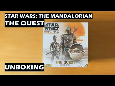 Unboxing Star Wars The Mandalorian The Quest Board Game