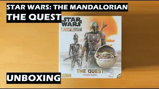 Unboxing Star Wars The Mandalorian The Quest Board Game