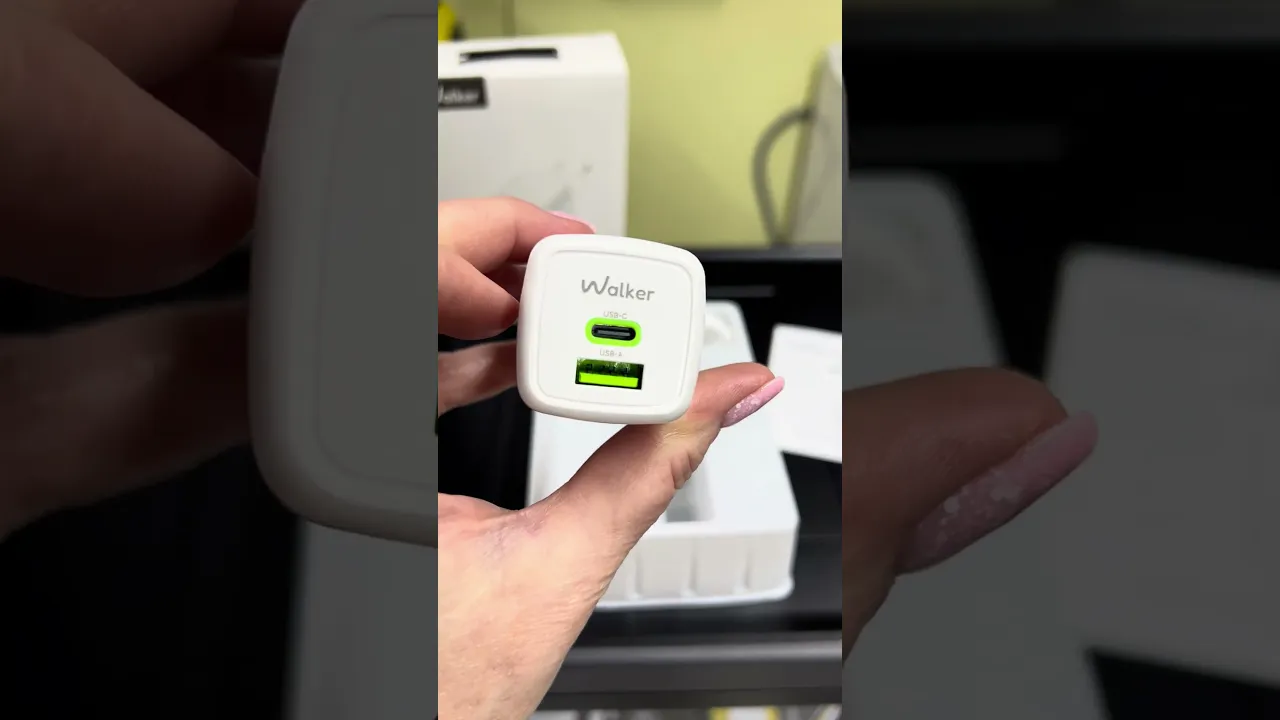 Мережевий зарядний пристрій (адаптер) 2в1 WALKER WH-75