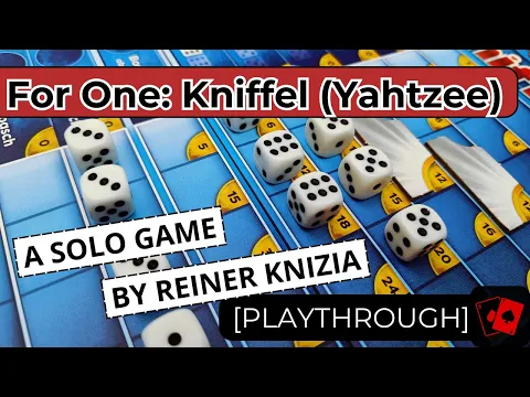 Playthrough | For One: Kniffel (For One Solo Game Series by Reiner Knizia)