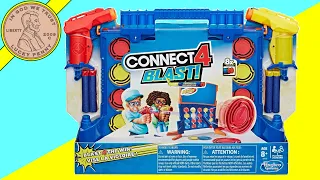 How To Play Connect 4 Blast! Nerf Blaster Game For Parents