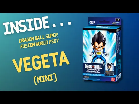 Dragon Ball Super Card Game Fusion World Vegeta Mini Starter Deck FS07 | Inside #652