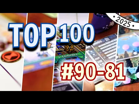 Where the Classics Begin — My Top 100 Board Games in 2025 (90–81)