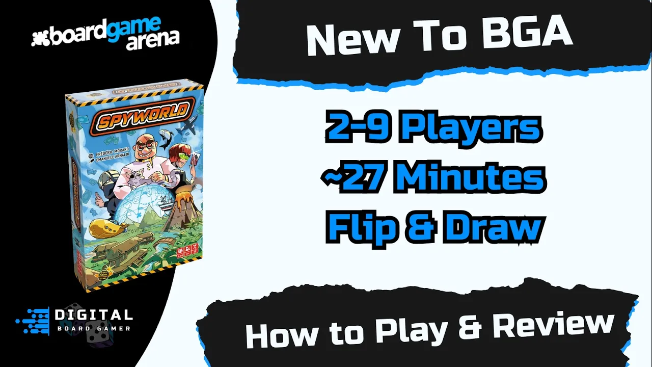 New to BGA: Spyworld, How to Play on BGA