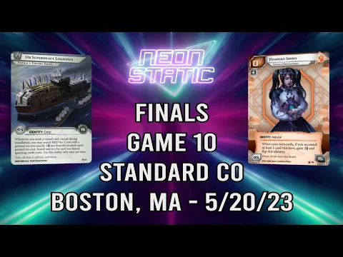 Netrunner - Ob vs Hoshiko - Boston 5/20/23, Game 10 FINALS, Ysengrin vs Holly [Standard]