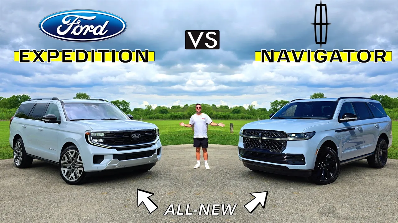BIG SPACE & LUXURY! -- 2025 Ford Expedition vs. 2025 Lincoln Navigator: Comparison