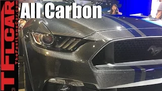 SpeedKore's 2017 Ford SEMA Mustang Gets $145K Supercar Carbon-Fiber Makeover