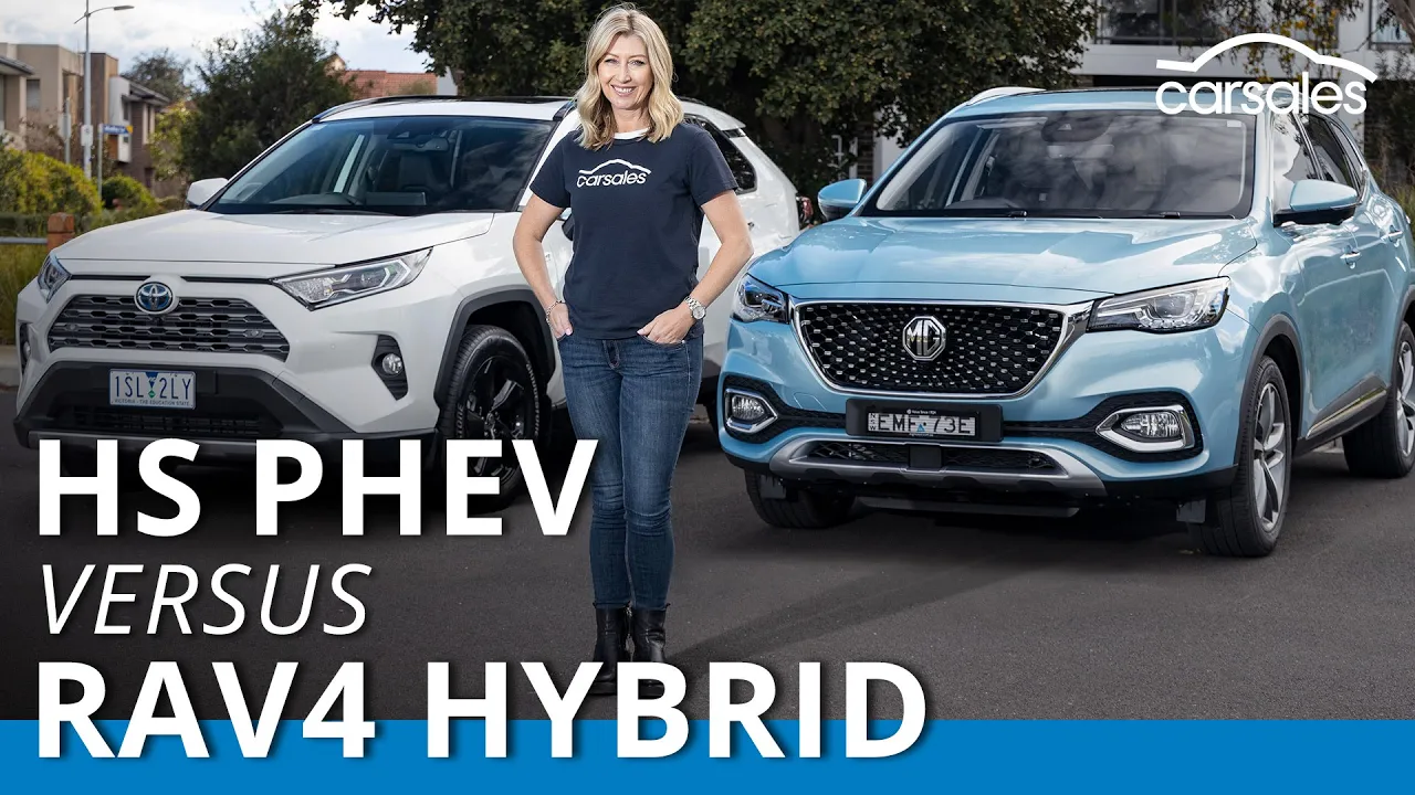 Toyota RAV4 Hybrid v MG HS PHEV 2021 Comparison Test @carsales.com.au