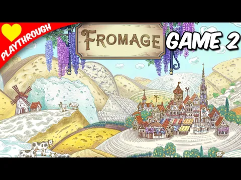Fromage Board Game Playthrough / Gameplay (Game 2)