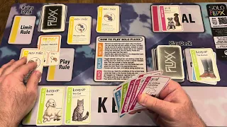Solo Fluxx Playmat and Playthrough