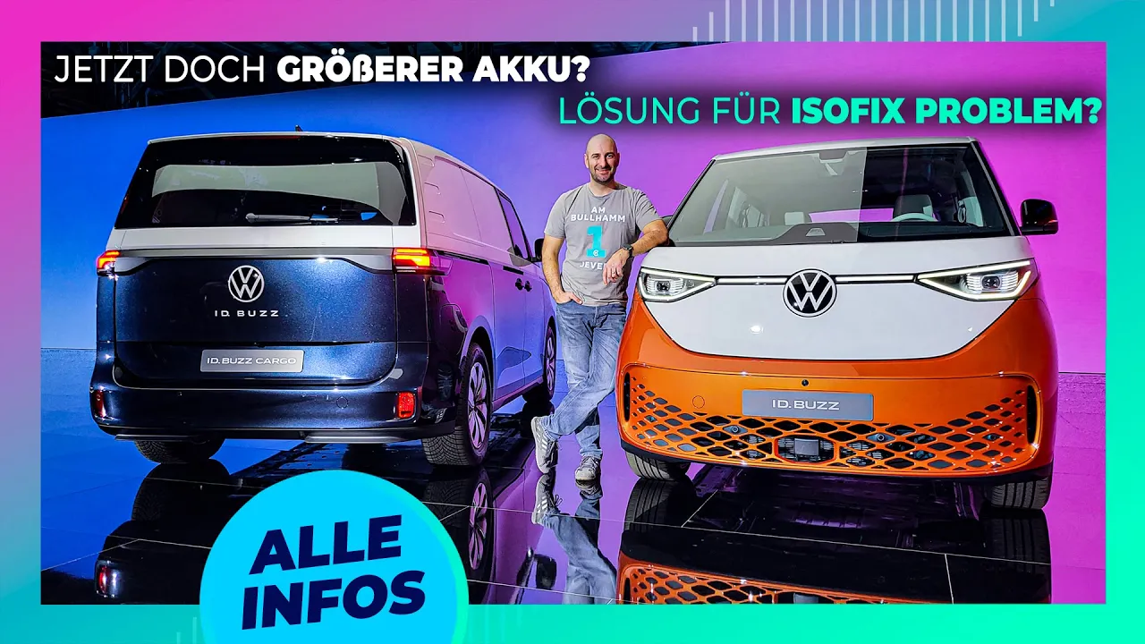 VW ID. Buzz: Mehr Akku, Mehr Ladepower, Mehr Platz!