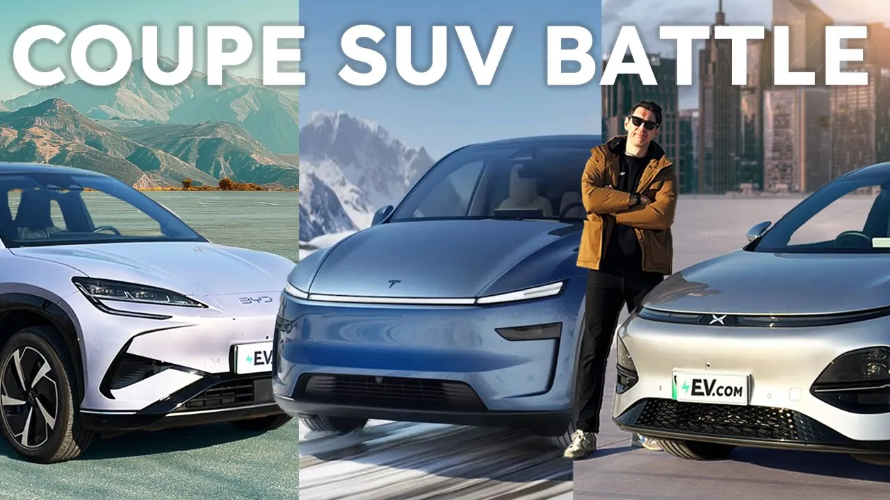 Best Electric Coupe SUV? BYD Sealion 7 vs. XPENG G6 vs. New Model Y
