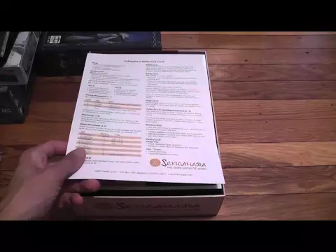 Sekigahara 2nd Printing Unboxing