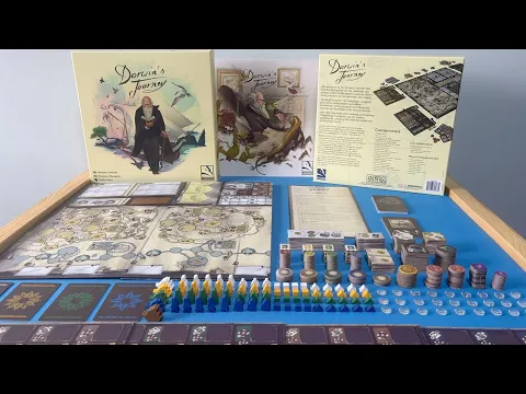 Darwin's Journey (2023) Board Game (Silent Unboxing)