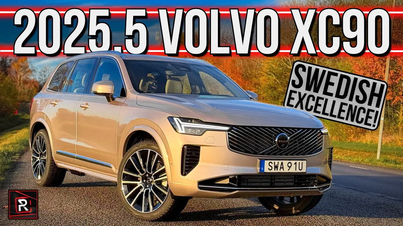 The 2025.5 Volvo XC90 Is A Hybrid Family SUV That Symbolizes Swedish Excellence